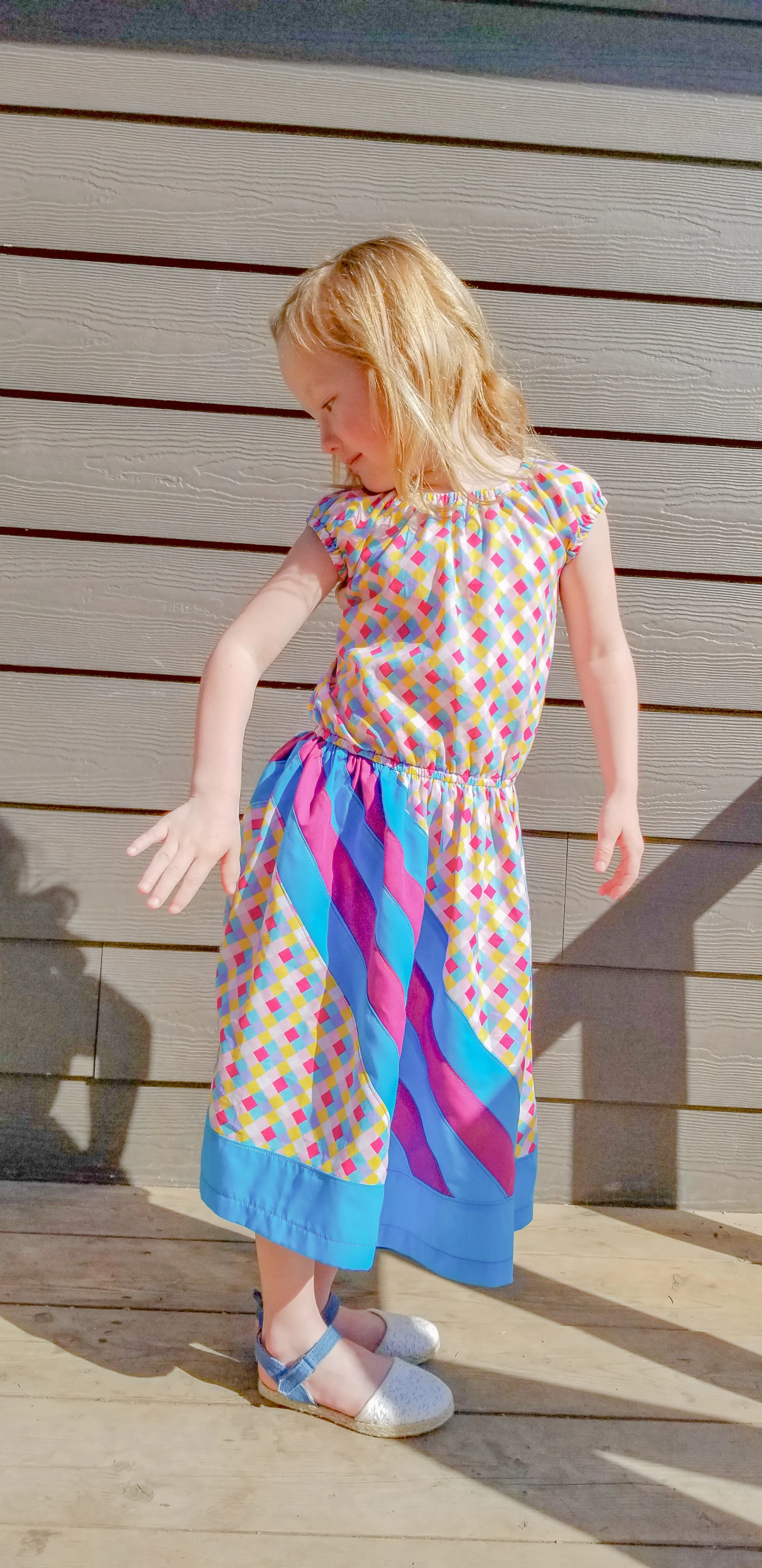 Abby's Rainbow River - Abby's Rainbow Skirt   Abby's River Blouse Bundle