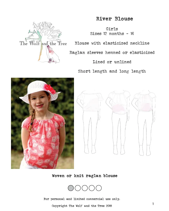 Abby's Rainbow River - Abby's Rainbow Skirt   Abby's River Blouse Bundle