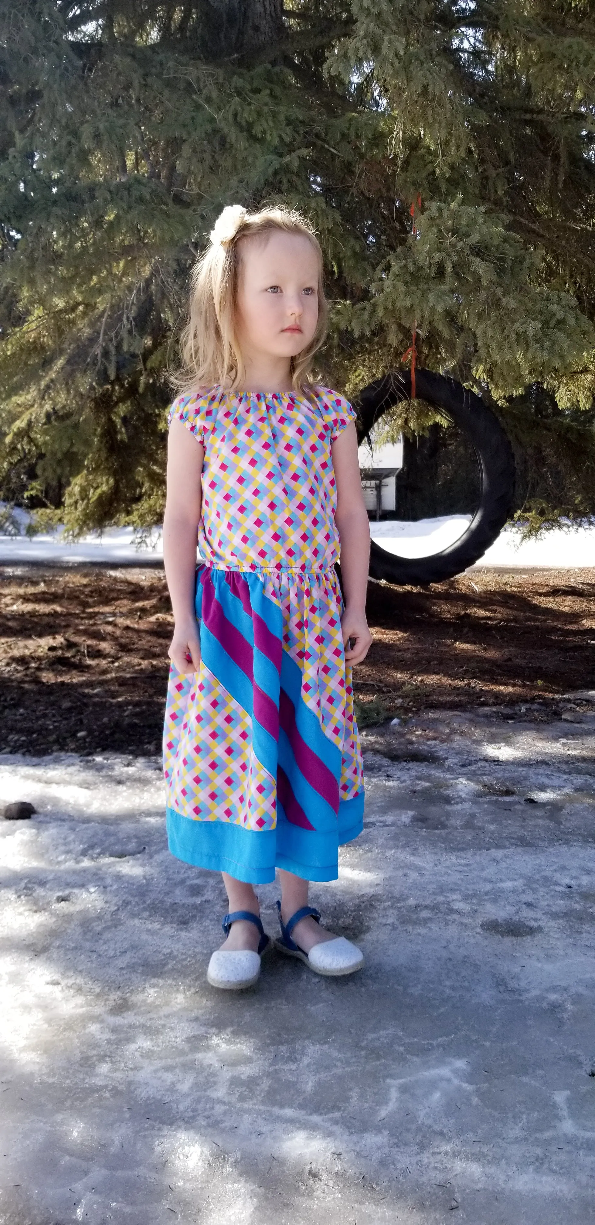Abby's Rainbow River - Abby's Rainbow Skirt   Abby's River Blouse Bundle