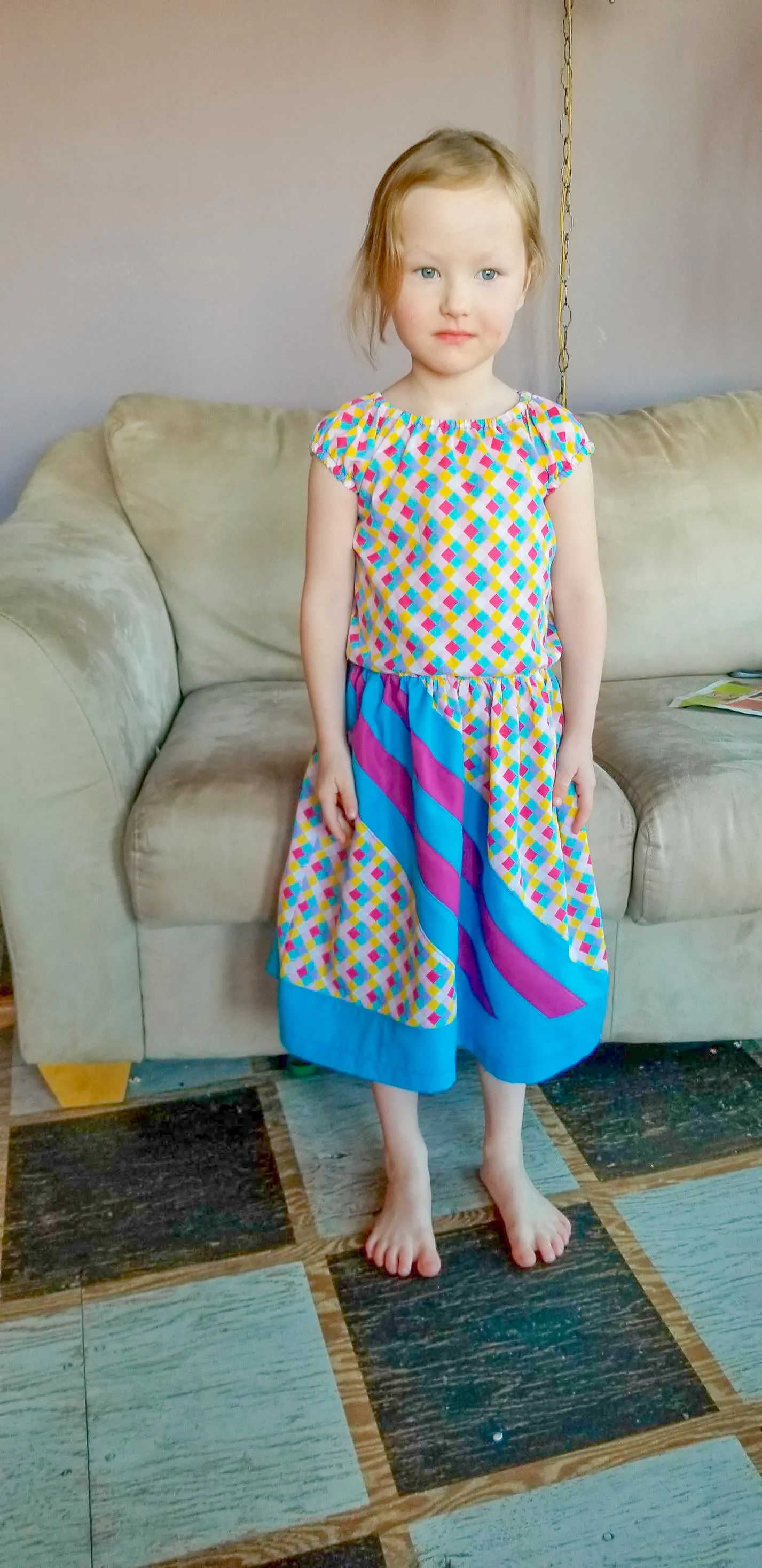 Abby's Rainbow River - Abby's Rainbow Skirt   Abby's River Blouse Bundle