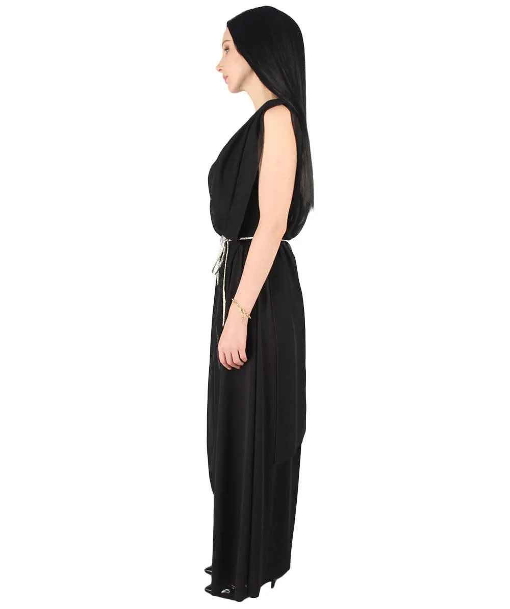 Adult Women's Dark Goddess Costume | Black Cosplay Costume