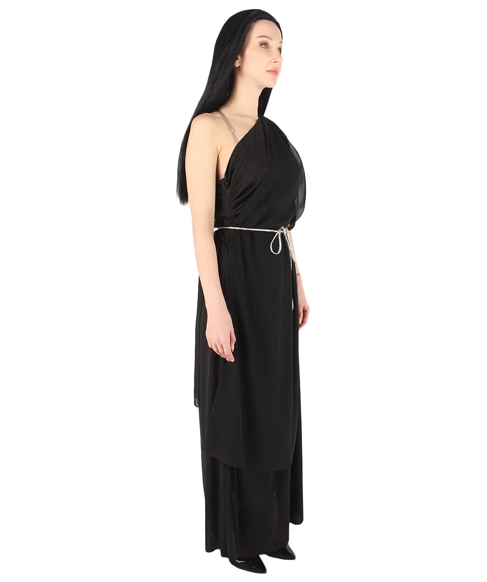 Adult Women's Dark Goddess Costume | Black Cosplay Costume