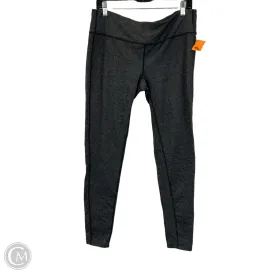 Athletic Leggings By Athleta In Black & Grey, Size: Xl