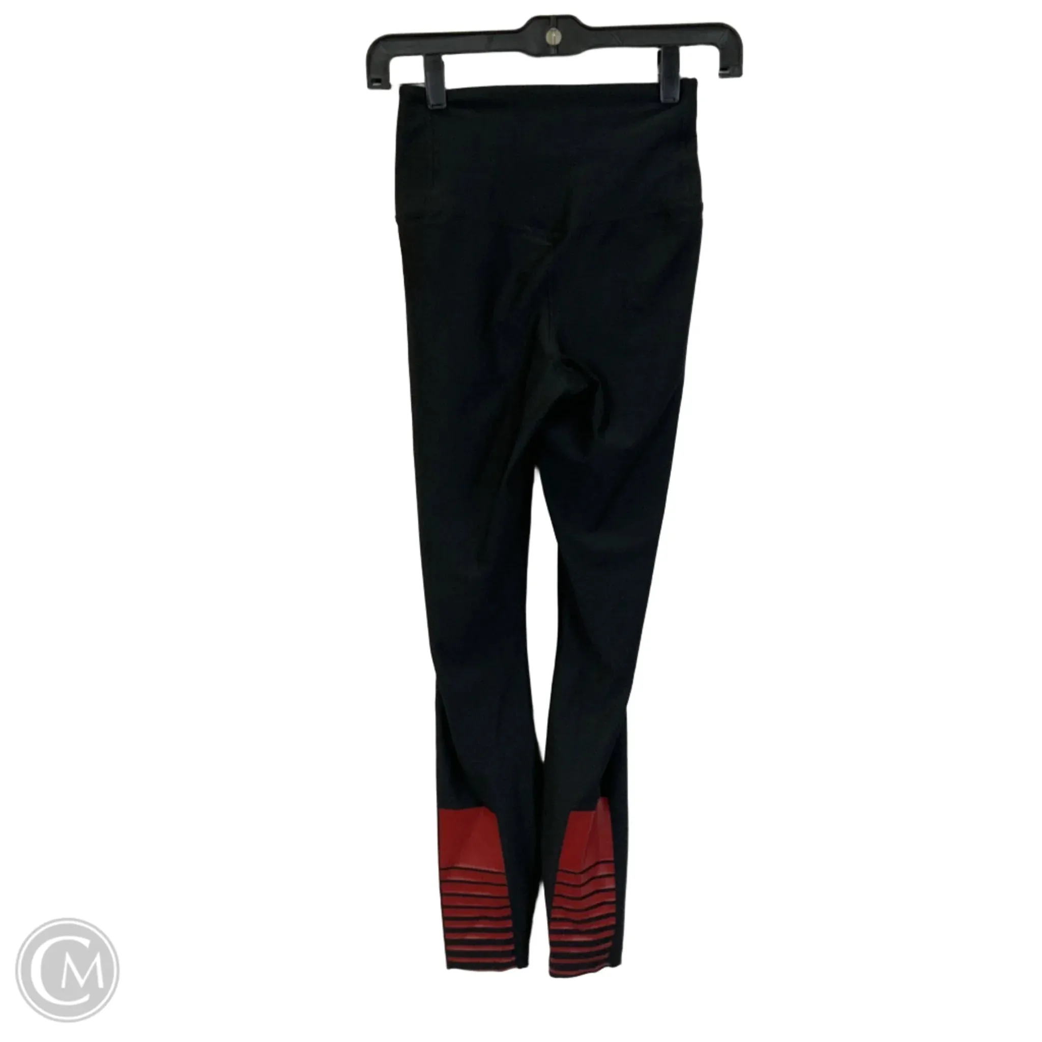 Athletic Leggings By Nike In Black & Red, Size: Xs