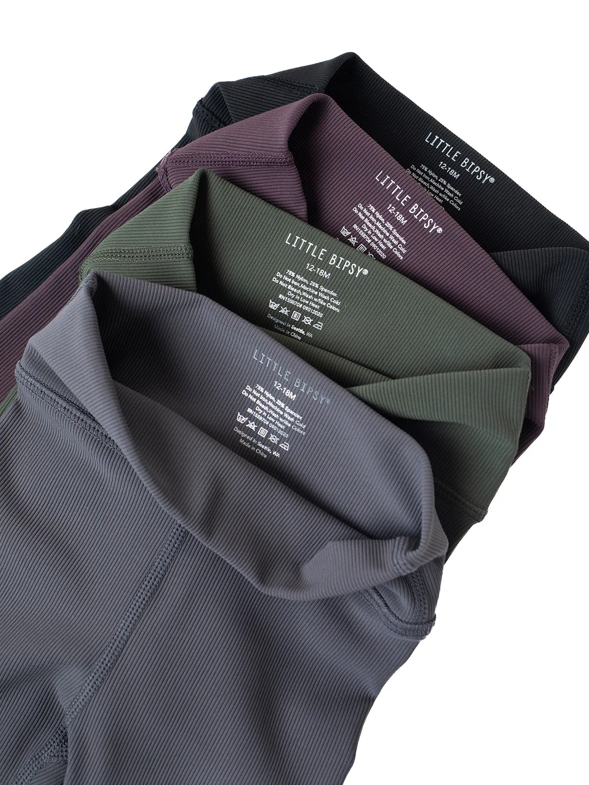 Athletic Ribbed Legging - Plum