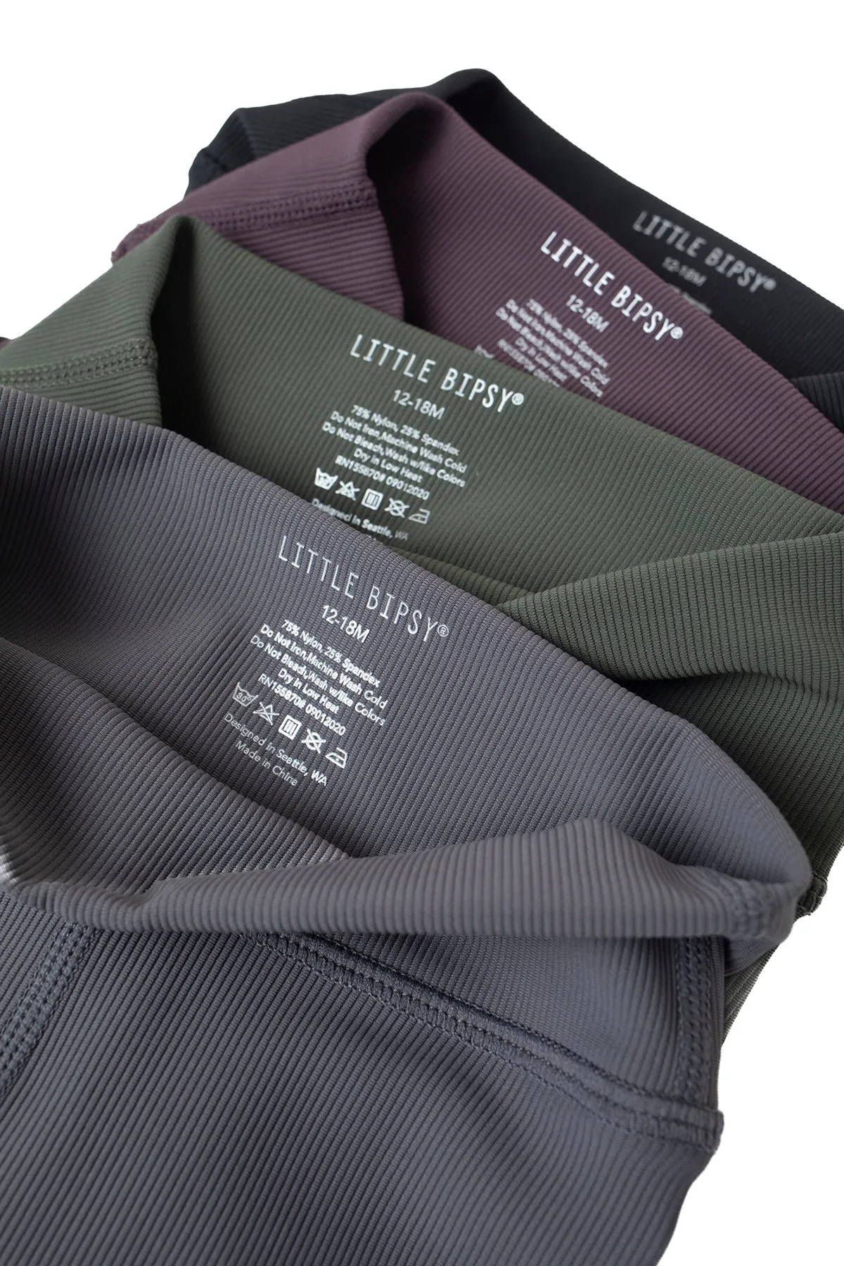 Athletic Ribbed Legging - Plum