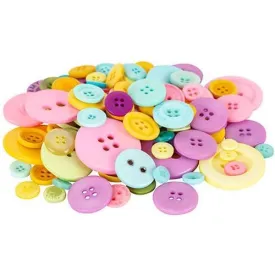 Basic Buttons Pastel