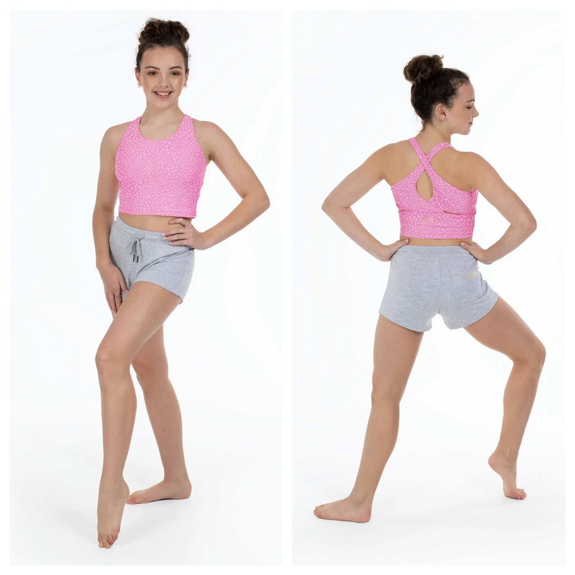 Bloch by Flo Active -  Active Track Short - Child (FM933) - Grey (GSO)