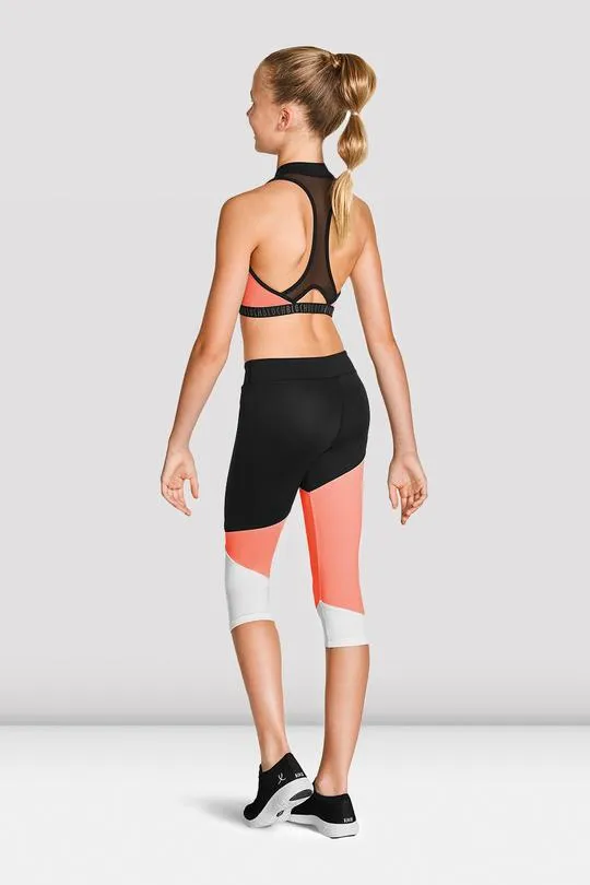 Bloch - Girls Capri Leggings - Child (FP5208C) - Coral
