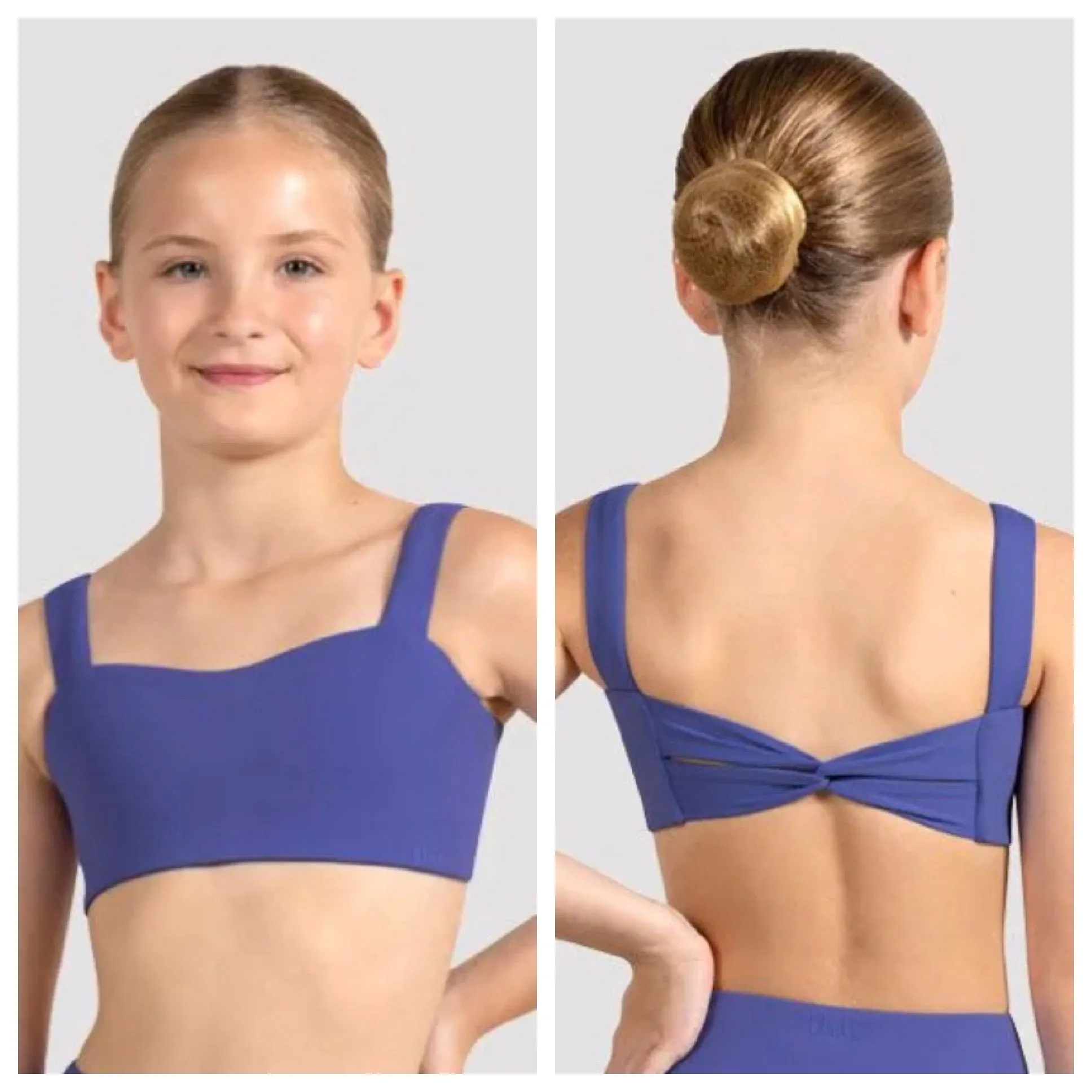 Bloch - Piera Camisole Crop Top - Child (CZ4247) - Iris
