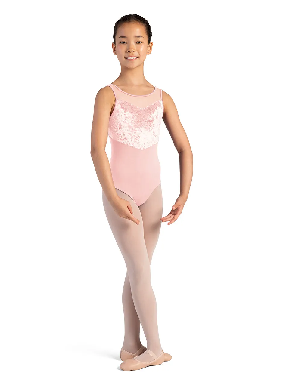 Bloch - Velvet Tank Leotard - Child (CL1027) - Candy Pink (GSO)