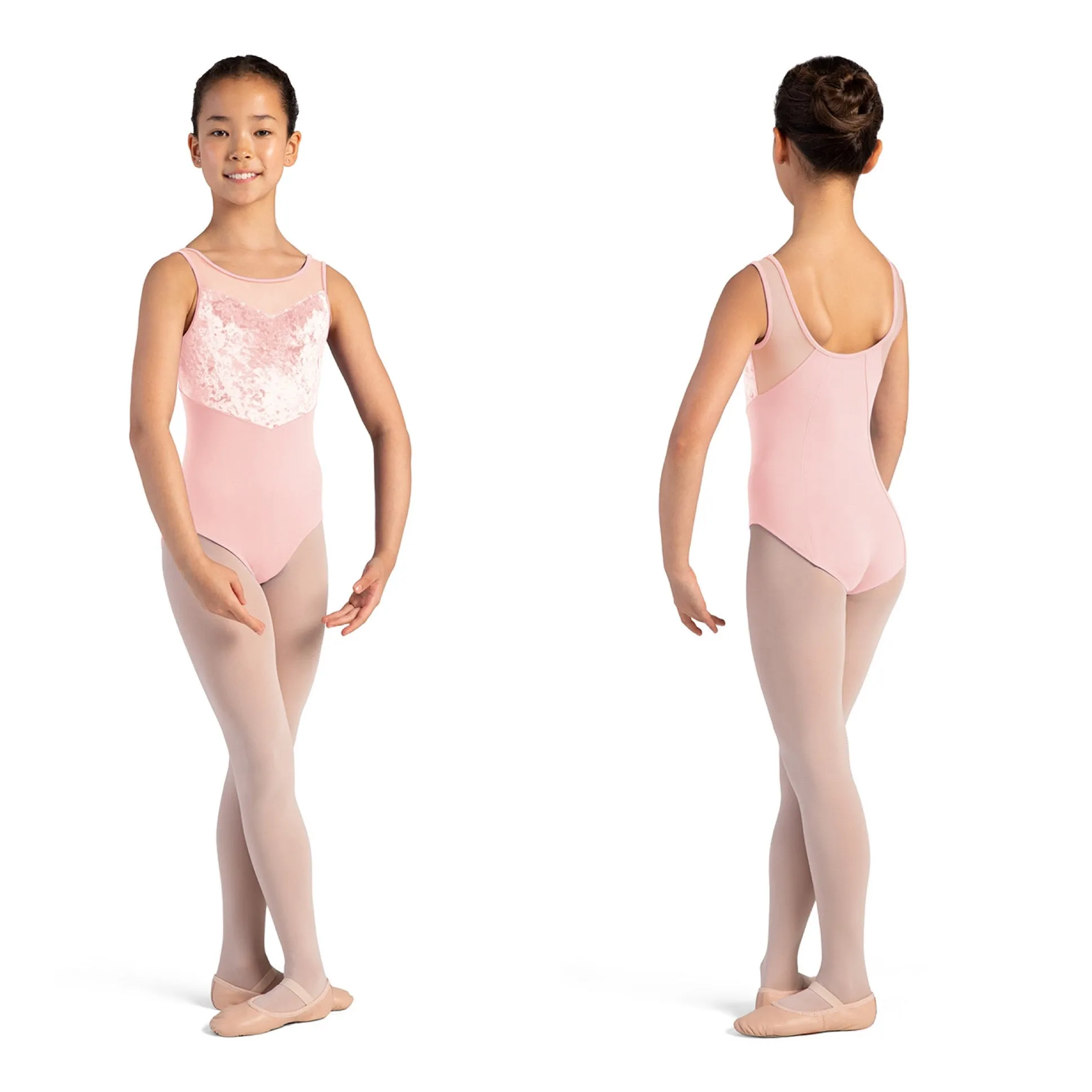 Bloch - Velvet Tank Leotard - Child (CL1027) - Candy Pink (GSO)