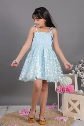 Blue Bloom Floral Dress