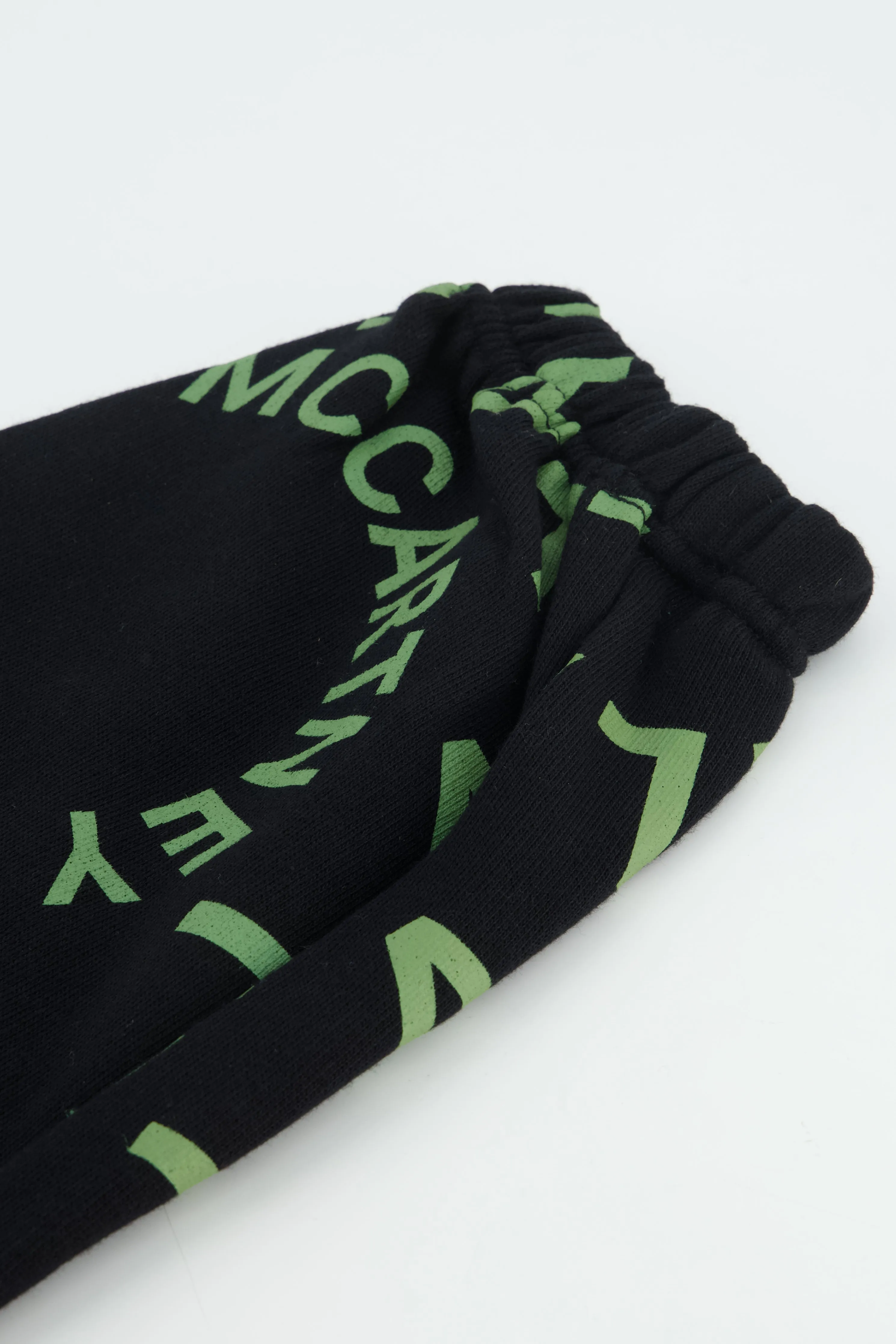 Boys Stella McCartney Black and Green Joggers