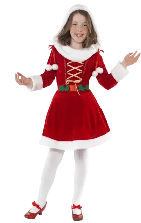 Child Little Miss Santa Costume