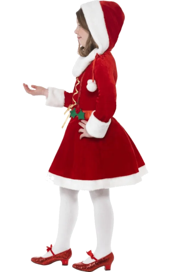 Child Little Miss Santa Costume