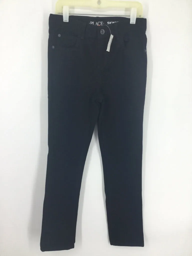 Childrens Place Child Size 12 Black Solid Jeans - boys