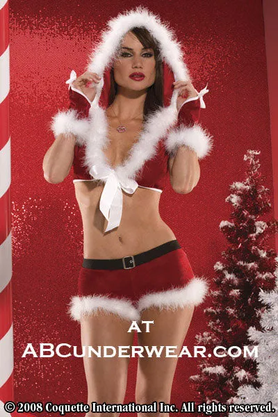 Coquette Christmas Jacket and Short Set