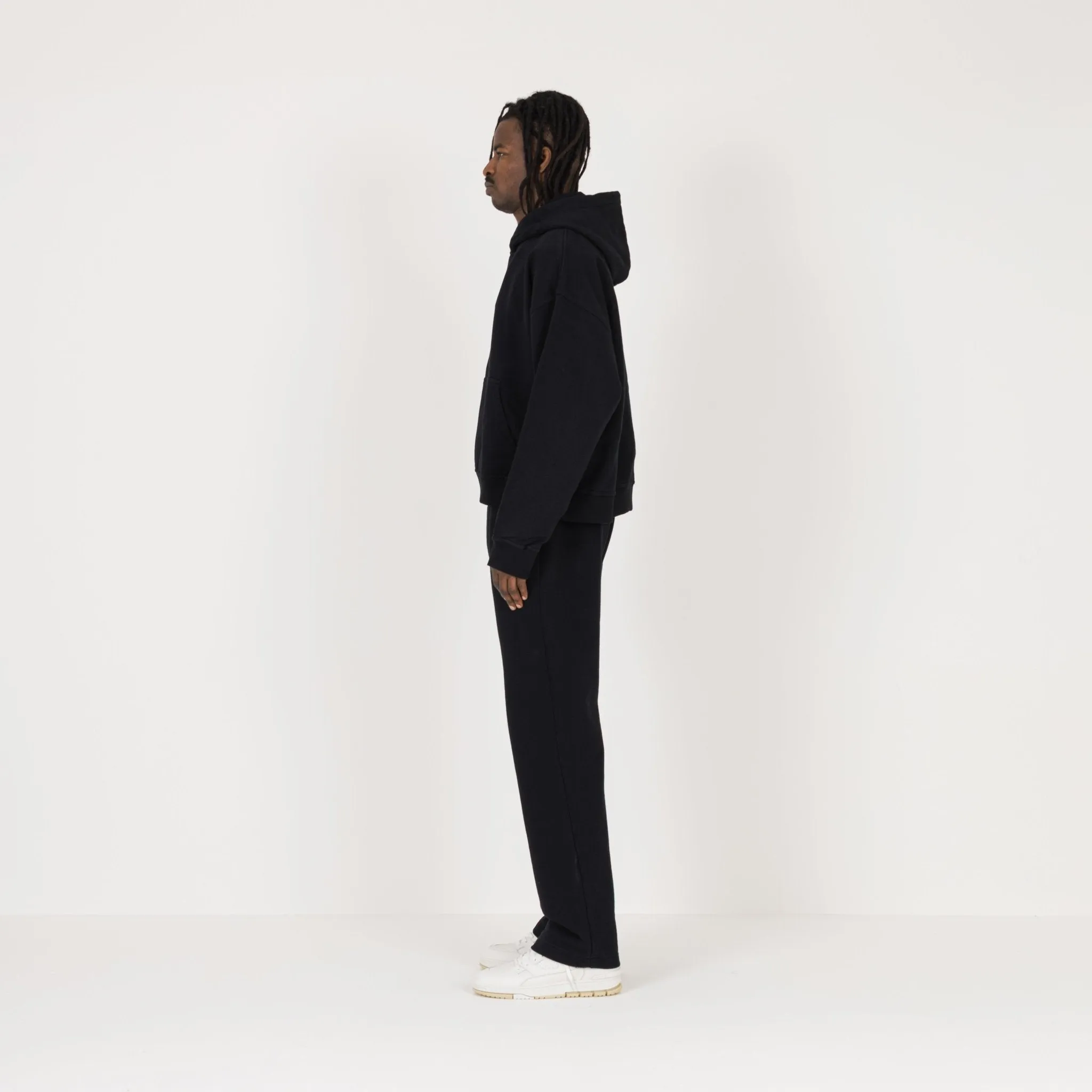 Cropped Hoodie - Black
