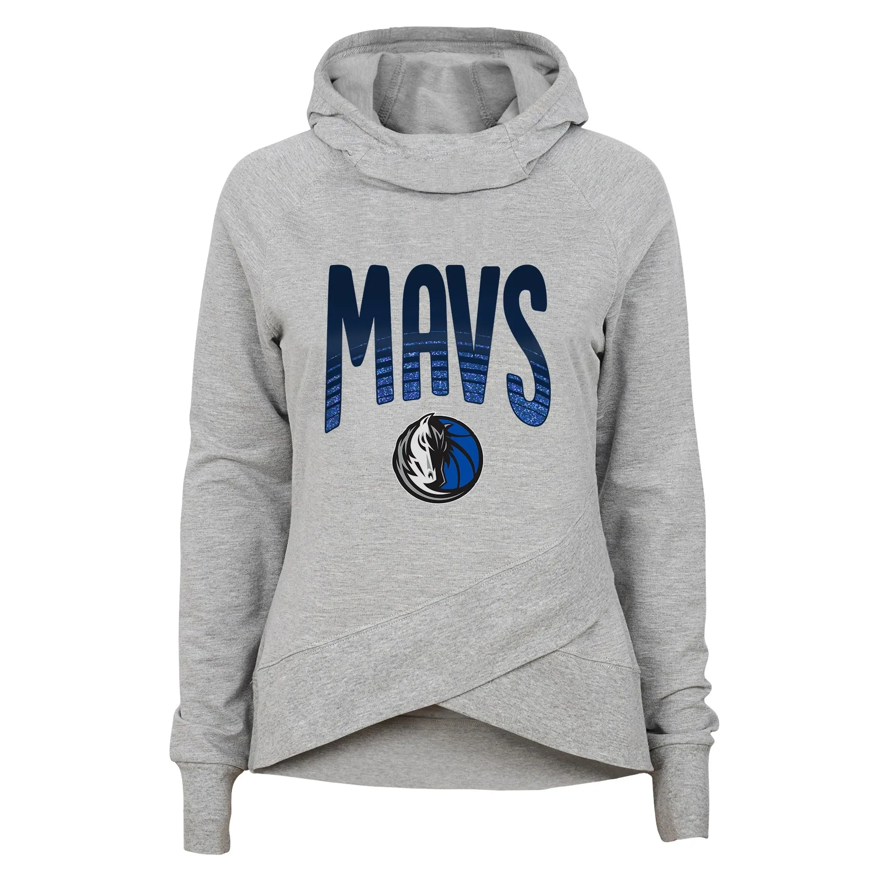 DALLAS MAVERICKS NIKE OUTERSTUFF KIDS MAVS FUNNEL NECK HOODIE