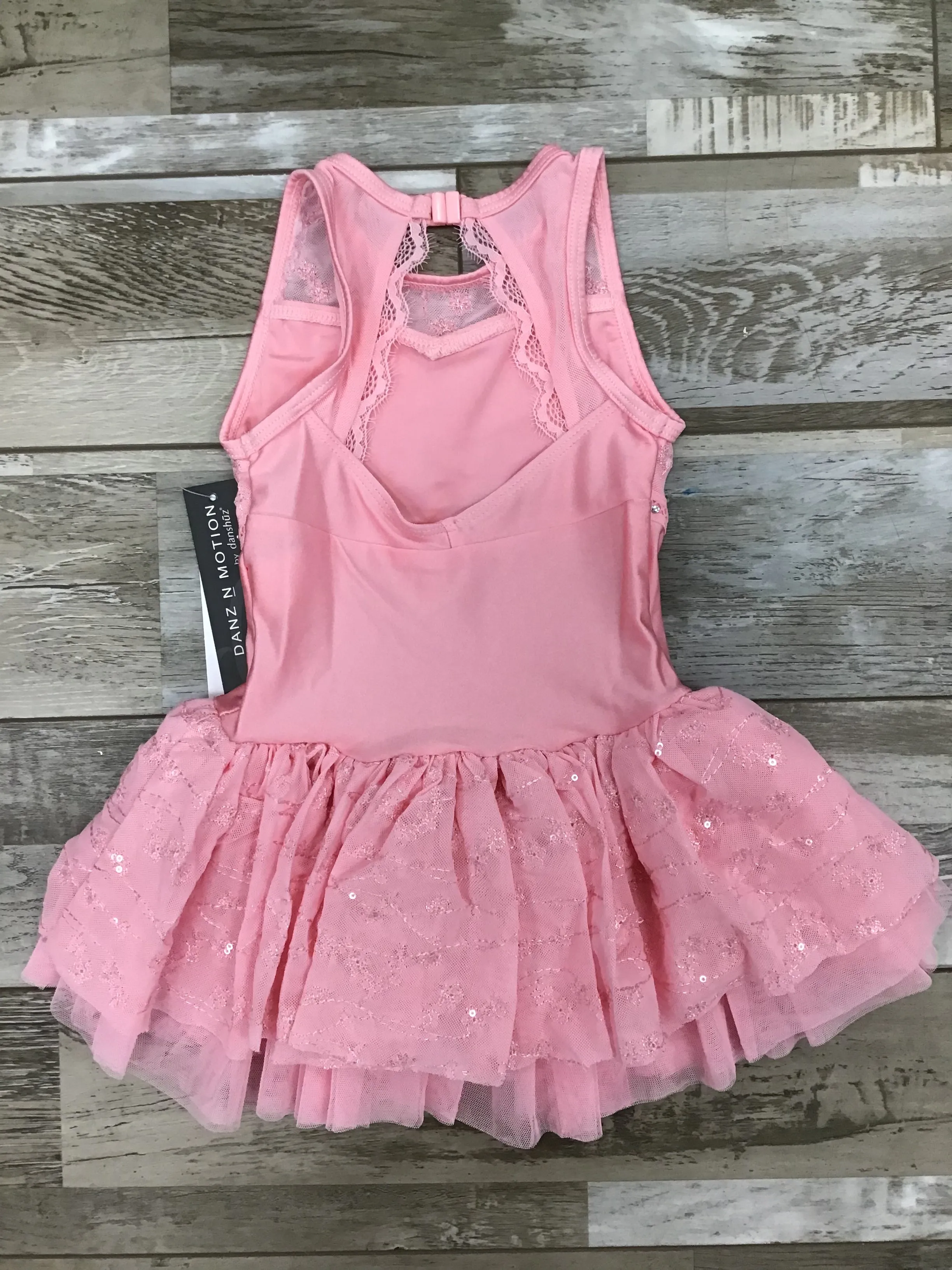 Danz N Motion - Bella Dress With Sequin - Child (22202C) - Pop Pink