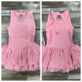 Danz N Motion - Bella Dress With Sequin - Child (22202C) - Pop Pink