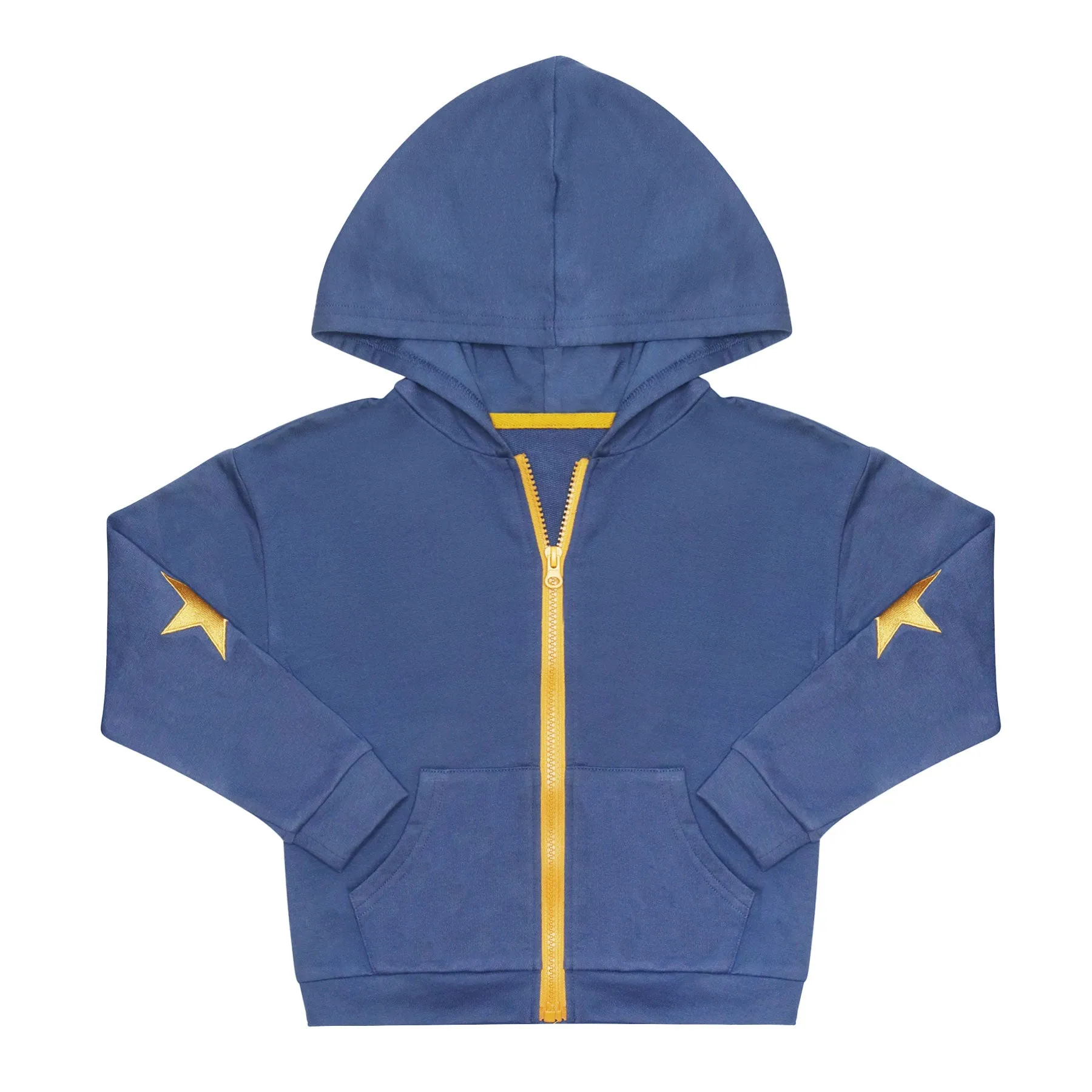 Dash Zip Sweatshirt in Washed Indigo