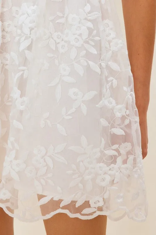 Flower Child Dress White