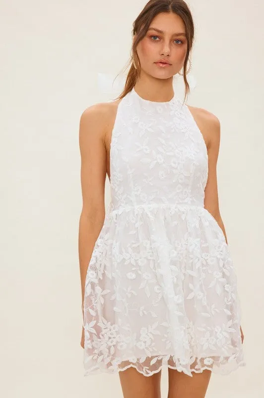 Flower Child Dress White