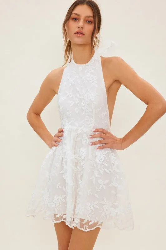 Flower Child Dress White