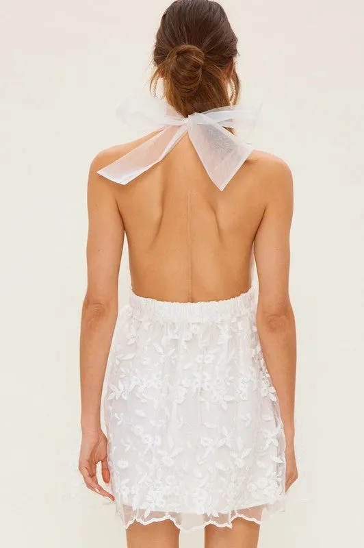 Flower Child Dress White