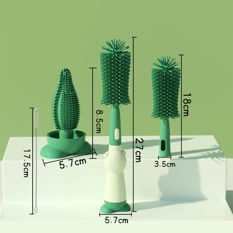 Food-Grade Silicone Baby Bottle Cleaning Brush