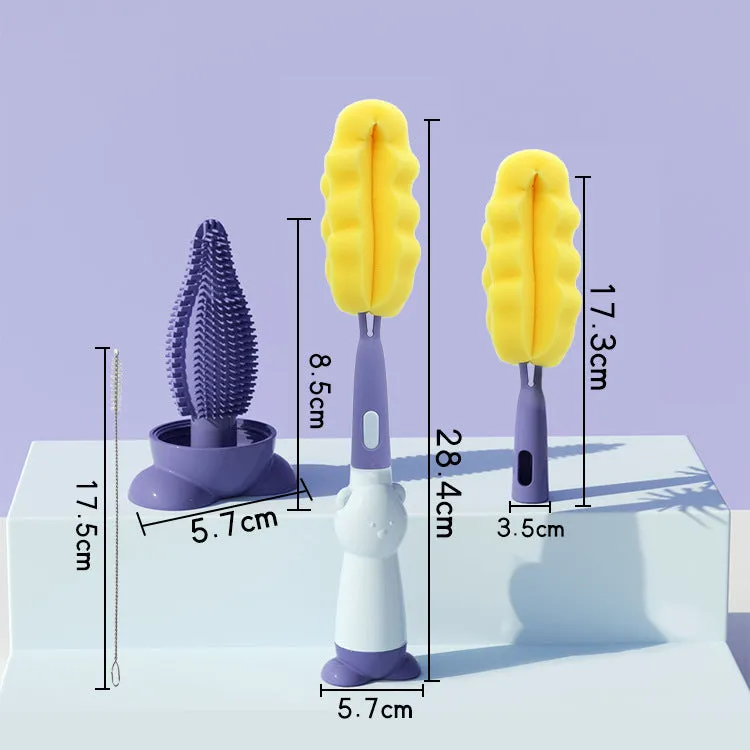 Food-Grade Silicone Baby Bottle Cleaning Brush