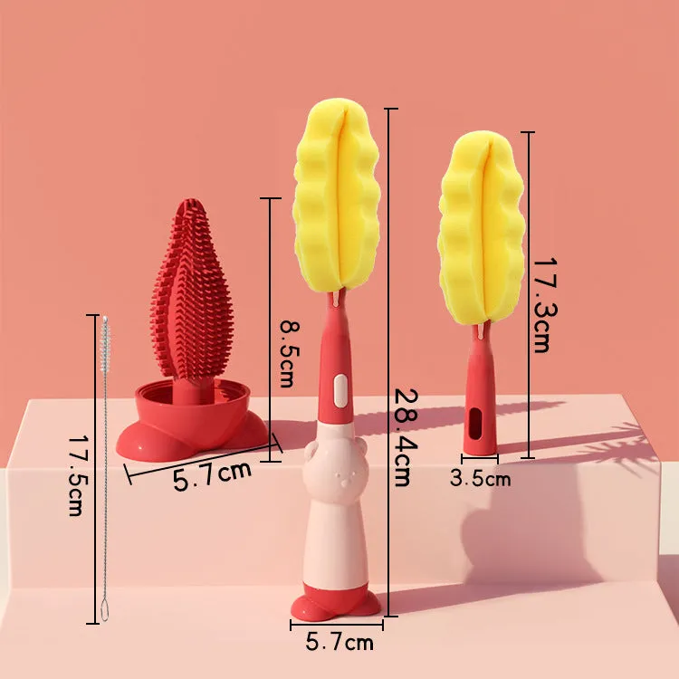 Food-Grade Silicone Baby Bottle Cleaning Brush