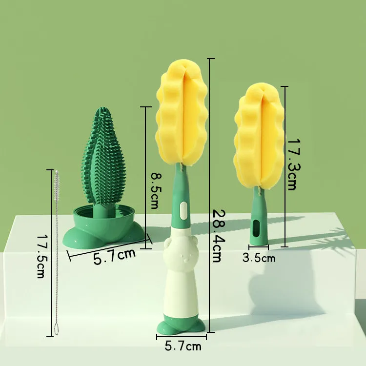 Food-Grade Silicone Baby Bottle Cleaning Brush