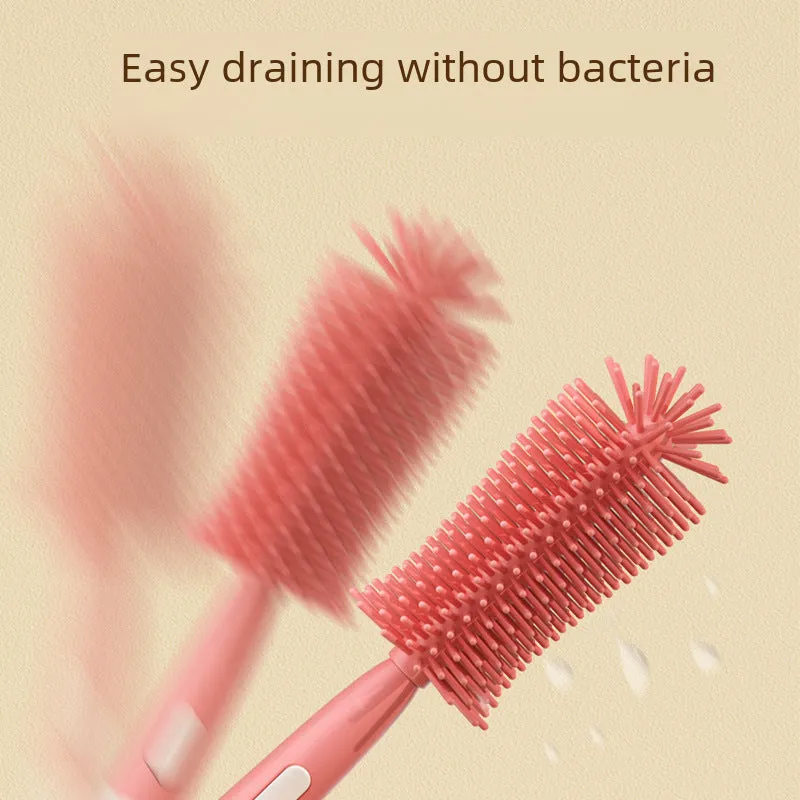 Food-Grade Silicone Baby Bottle Cleaning Brush