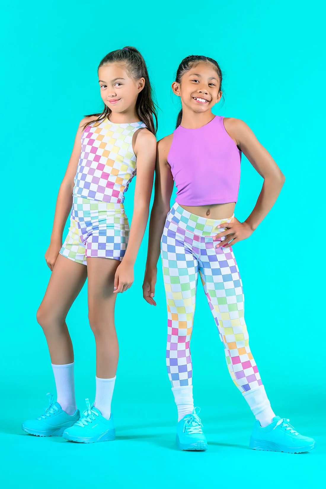 High Waisted Performance Legging - Electric Glow
