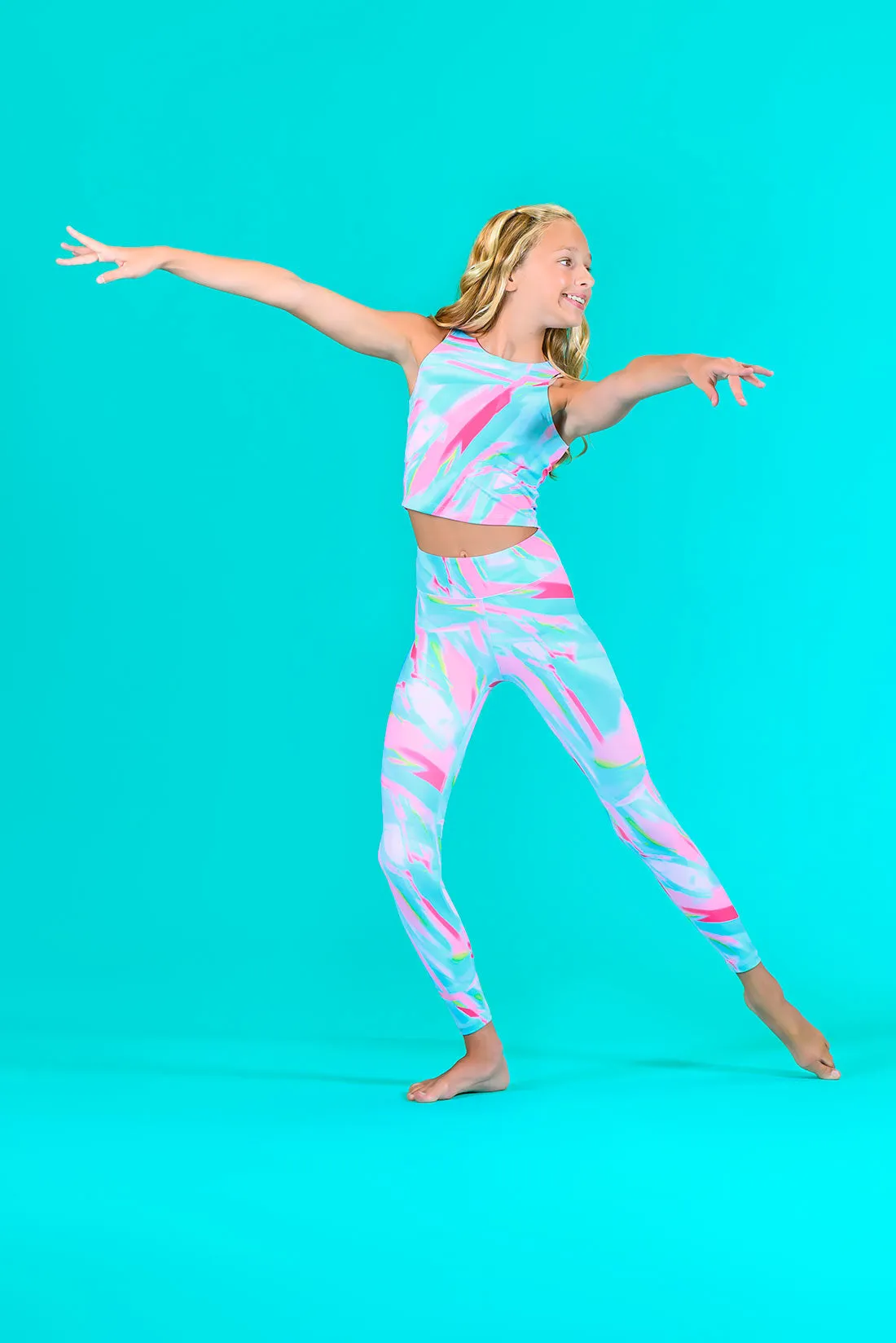 High Waisted Performance Legging - Malibu