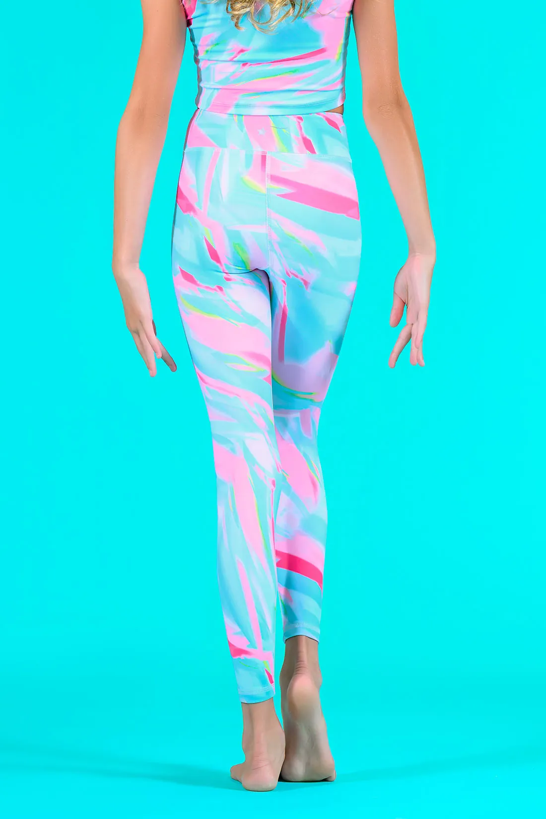 High Waisted Performance Legging - Malibu