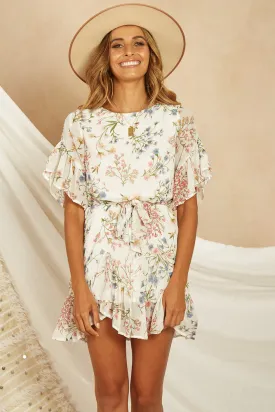 Indiana Dress White