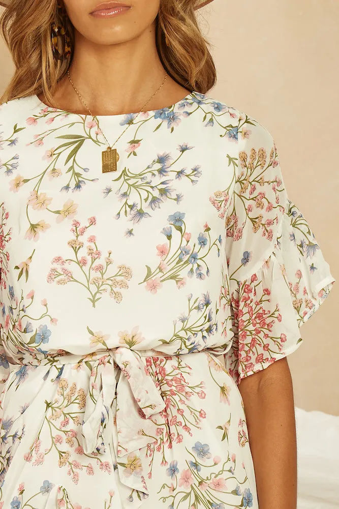 Indiana Dress White