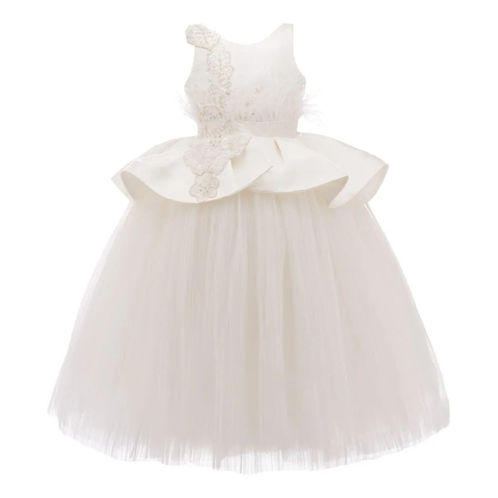 Ivory Belridge Floral Cascade Dress