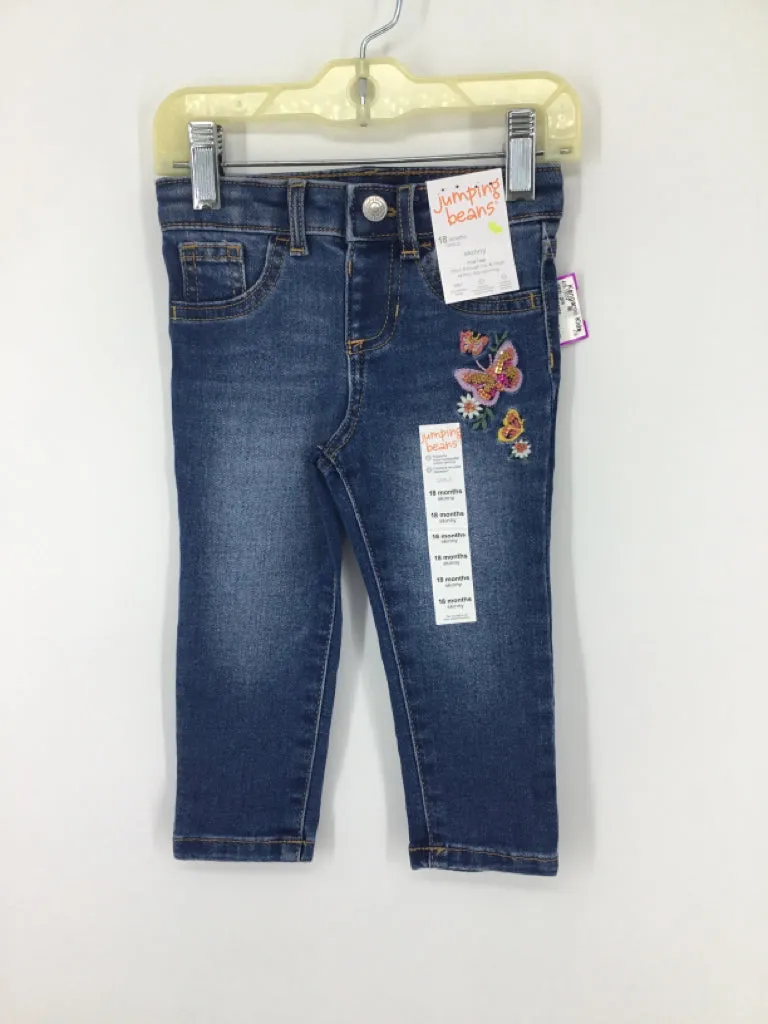jumping beans Child Size 18 Months Blue Jeans - girls