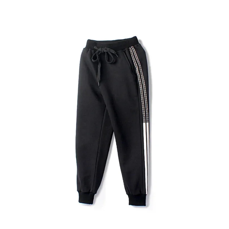 Kids Boys Girls Cotton Clothing Sports Pants Children Boy Running Clothes Pant Trousers Elastic Waist Bottoms