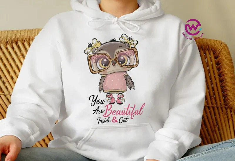 Kids hoodie-Cute Owl