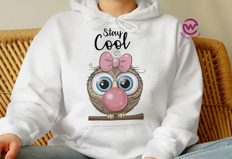 Kids hoodie-Cute Owl