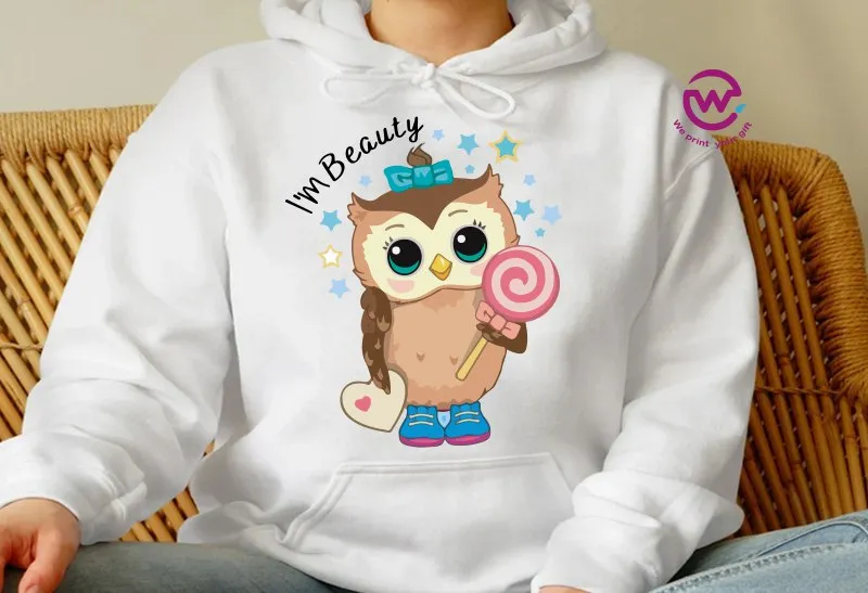 Kids hoodie-Cute Owl