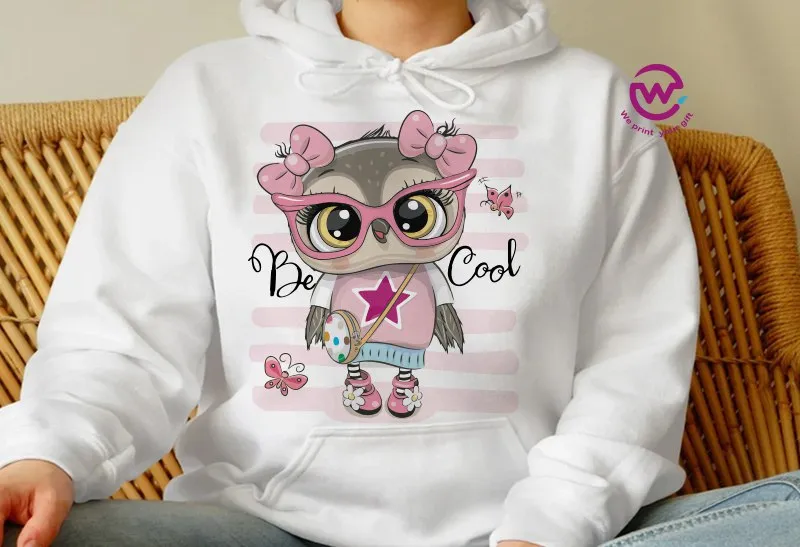 Kids hoodie-Cute Owl