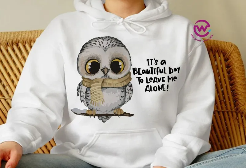 Kids hoodie-Cute Owl