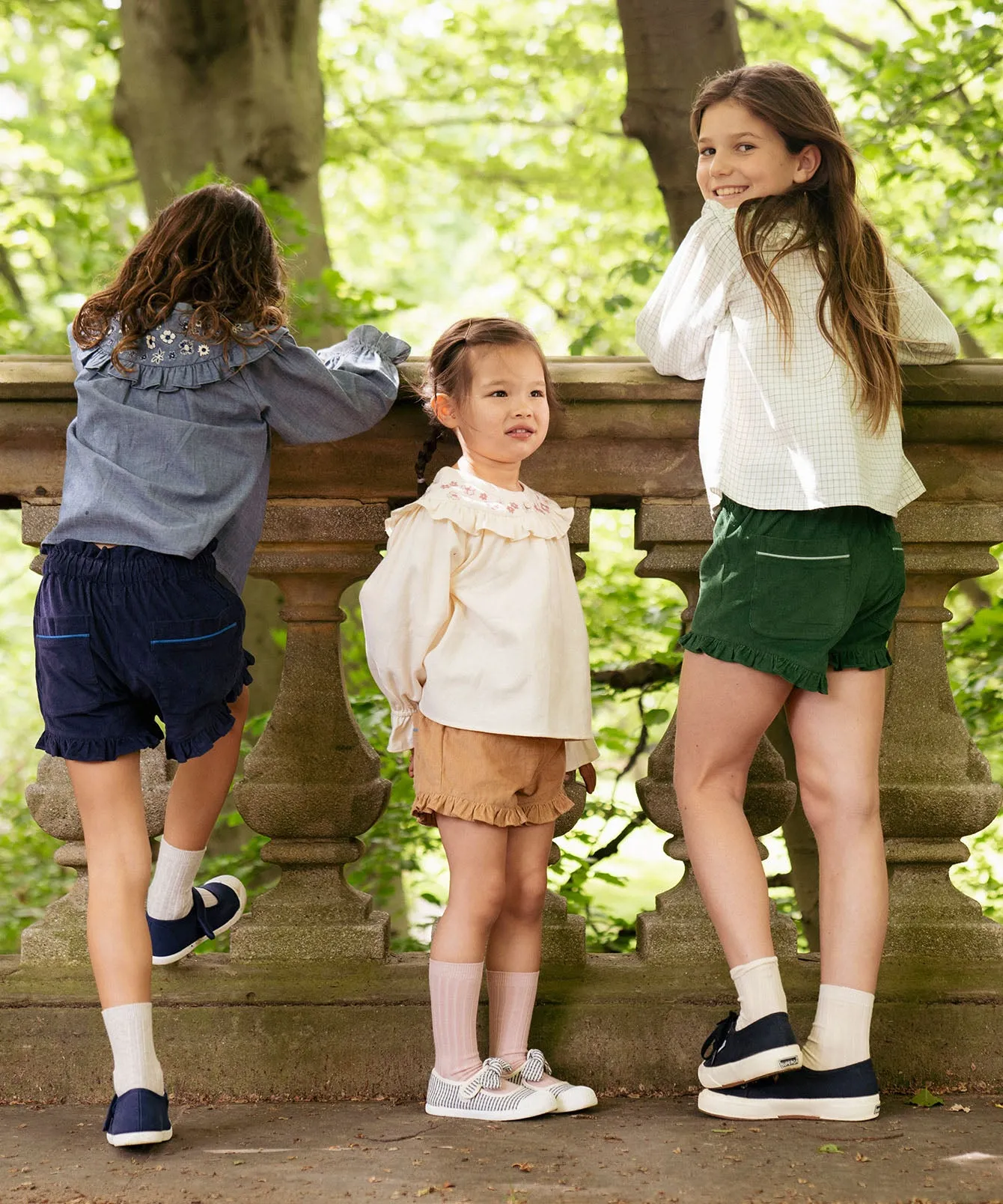Maggie Blouse, Green Tattersall
